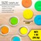 BAZIC Fluorescent Color Modeling Dough, 1 oz Each, 5 Pack, Animal Mold Lids, for Sculpting, Kids Crafts, Classroom Art Projects